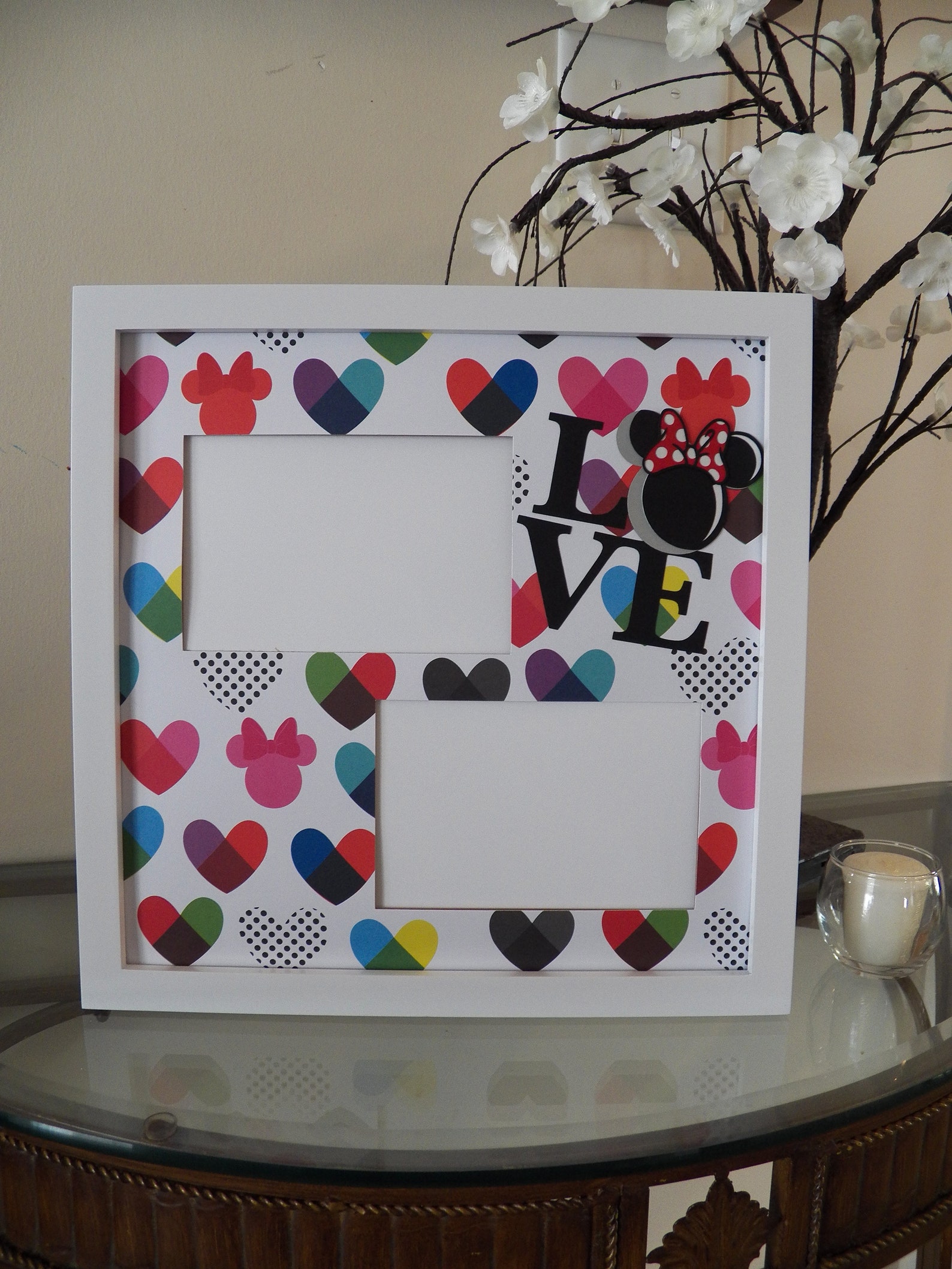 Minnie Mouse Picture Frame Disney 4x6 multi Frames Ears Love Etsy