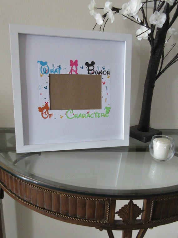 Disney Charakter Autogramm Bild Rahmen Unterschriften Etsy