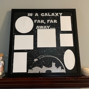 Star Wars Picture Frame Disney Collage Photo Frame Galaxy&#39;s Edge Disney World Disneyland  Multi Photo 12x12 Home Decor Gift Batuu