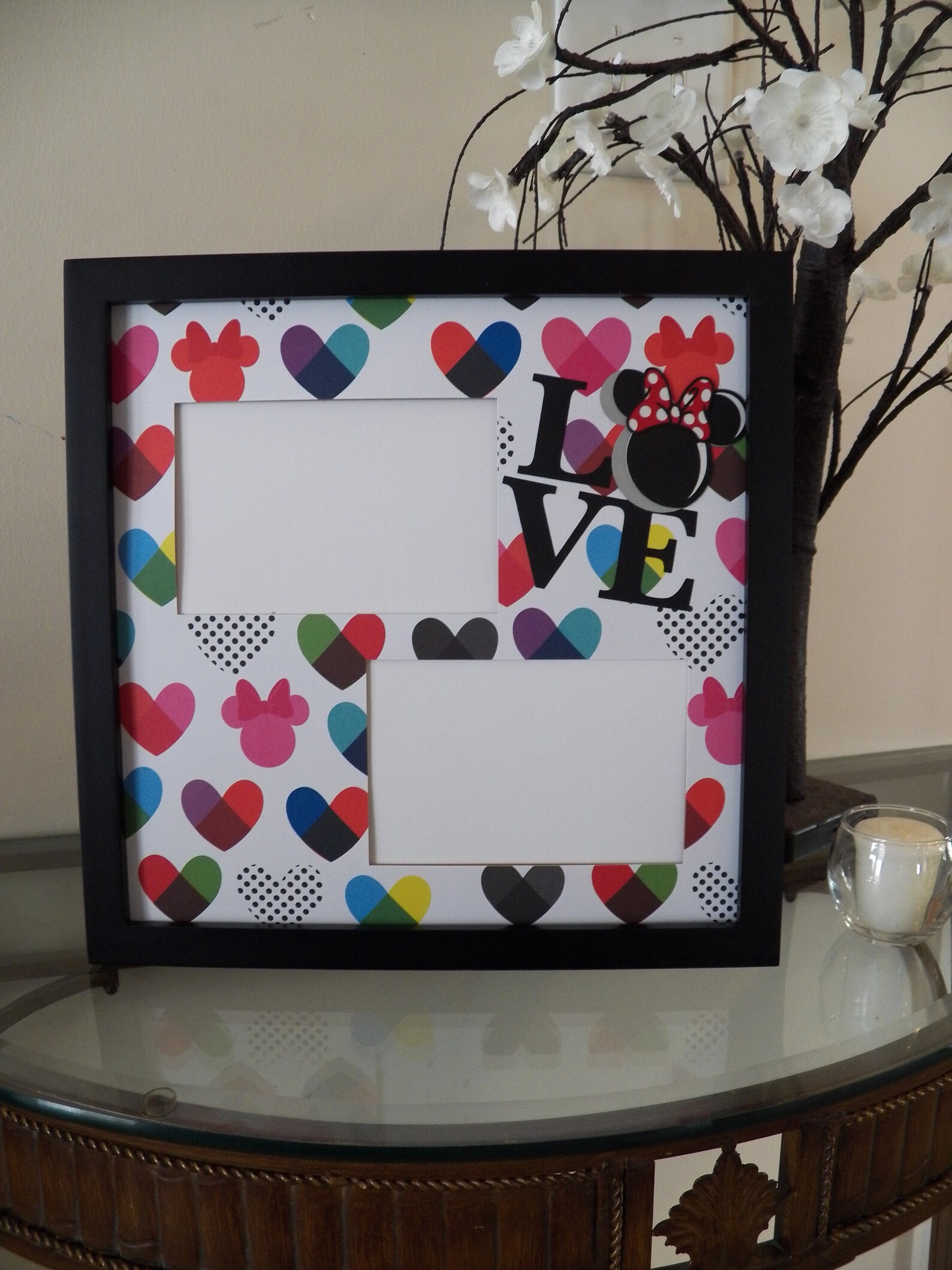 Minnie Mouse Picture Frame Disney 4x6 multi Frames Ears Love Etsy