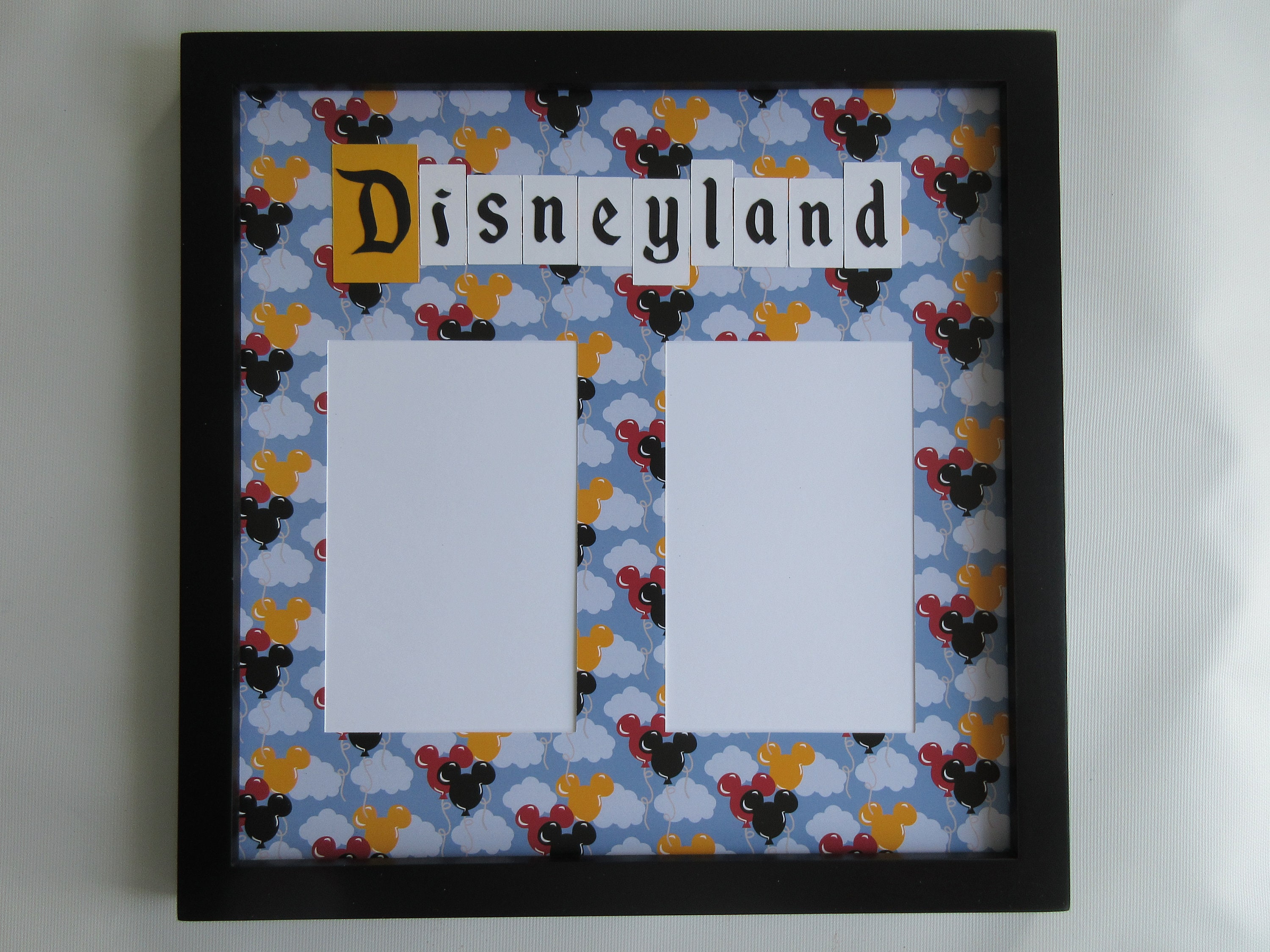 Disneyland Disney Photo Frame Collage Picture Frame Mickey Etsy