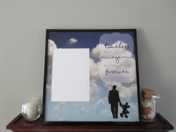 Disney Citation Cadre Photo Walt Et Mickey Partenaires 5x7 Etsy France