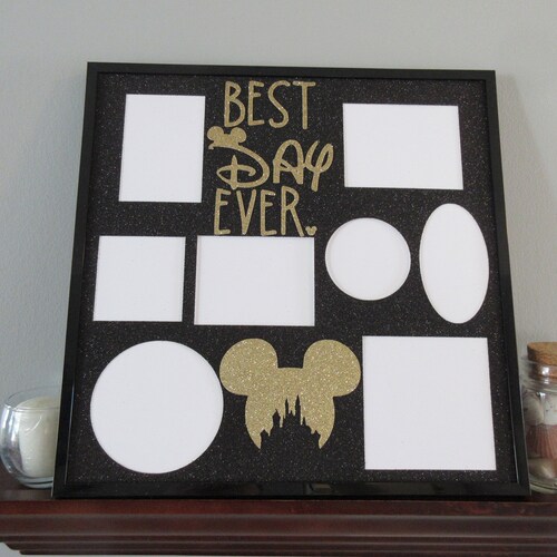 Disney Best Day Ever Photo Frame Collage Picture Frame Mickey Etsy