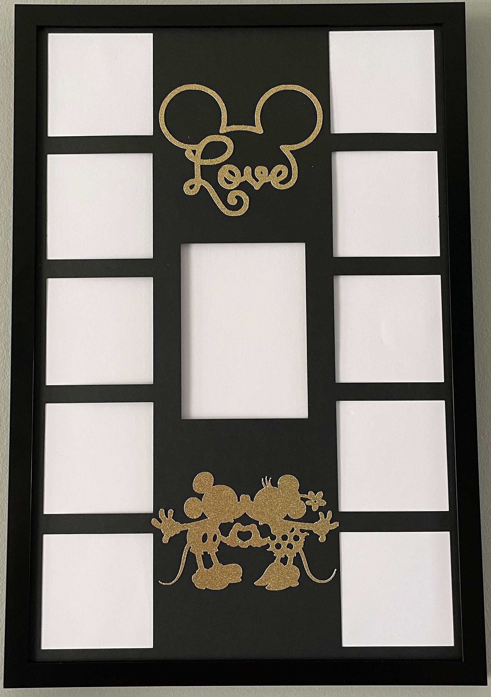 Disney Mickey Minnie Mouse Picture Frame Collage Photo Frame Love