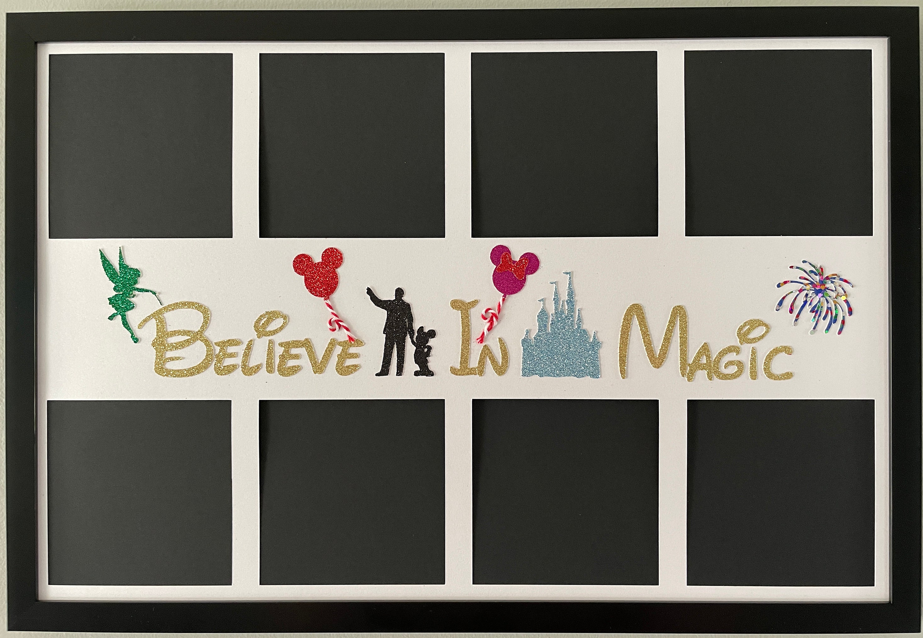 Disney Believe in Magic Photo Frame Collage Picture Frame Castle ...