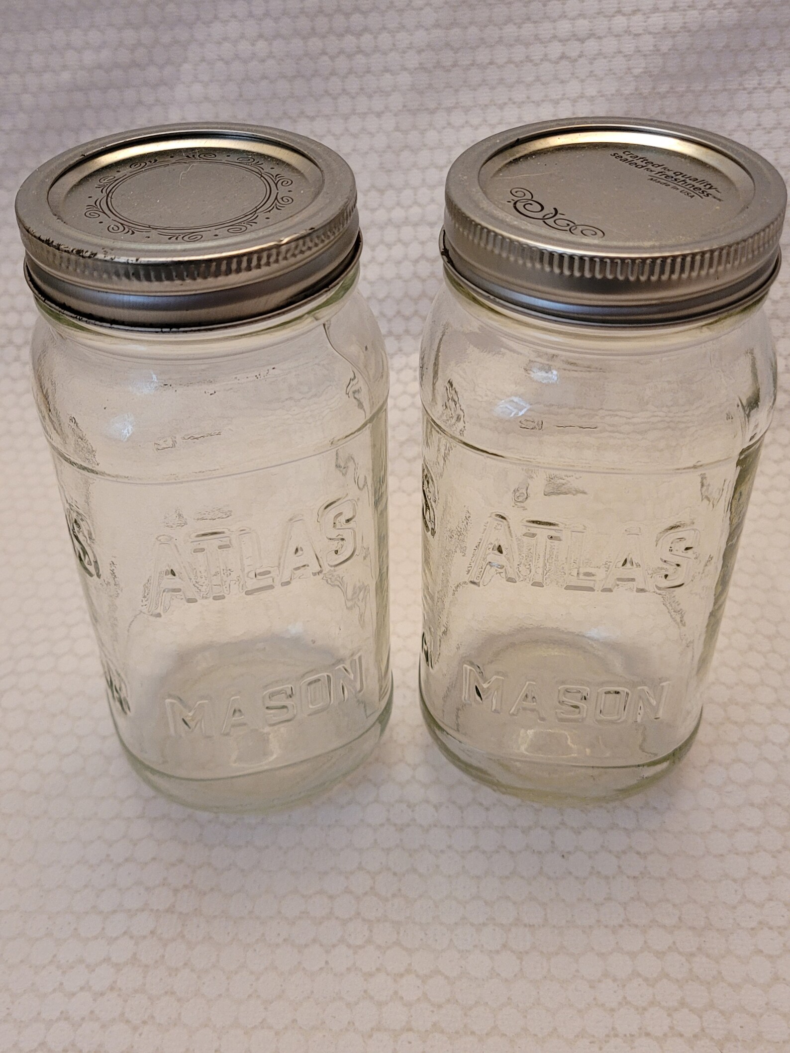 Atlas 1 Quart Mason Canning JarsSet of 2 Etsy