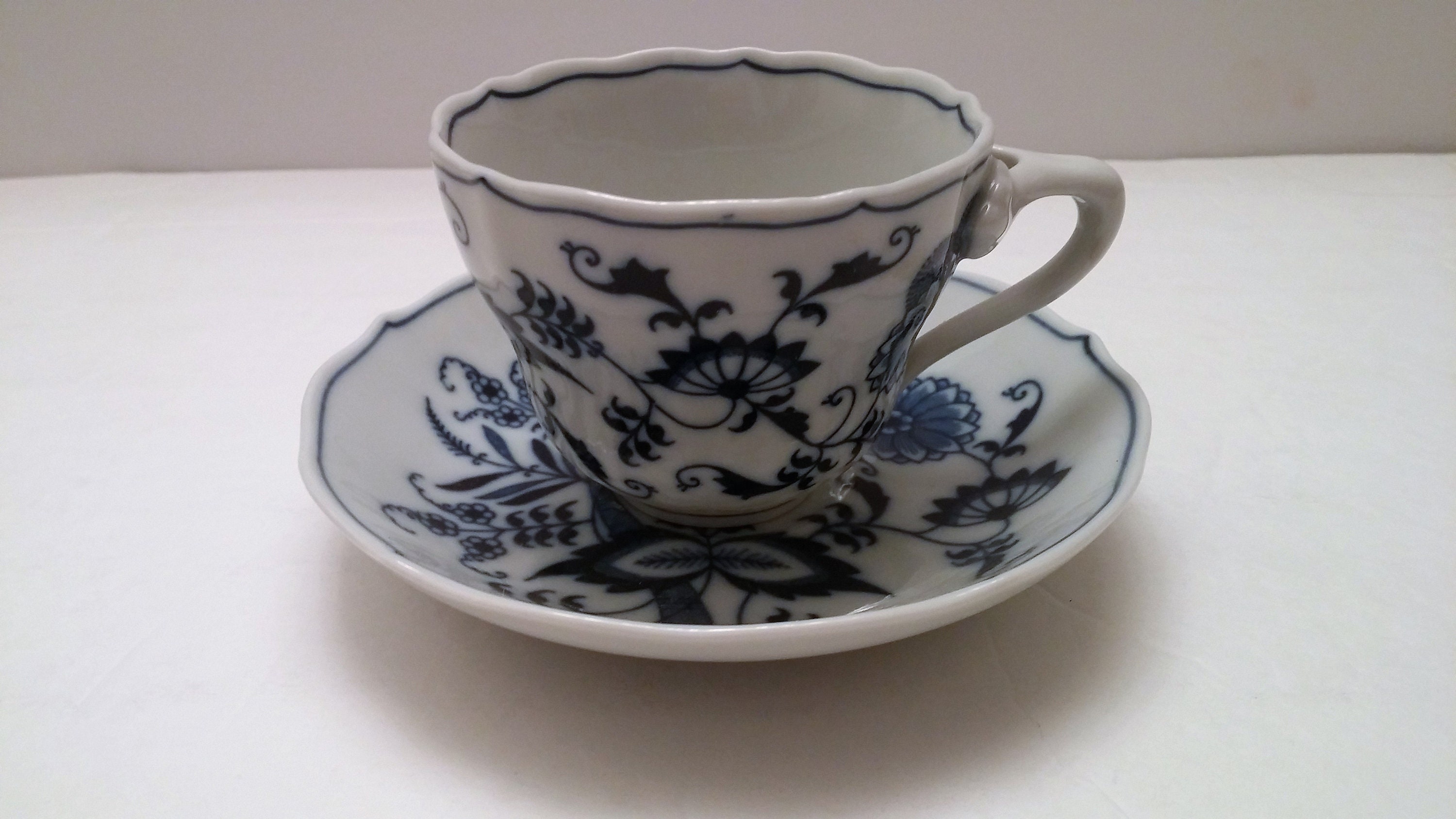blue danube cup and saucer