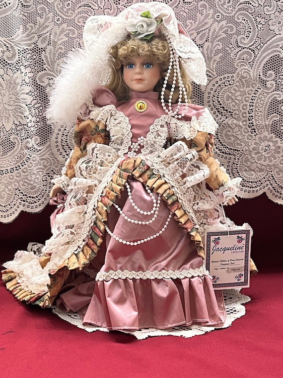 Victorian style cheap porcelain dolls