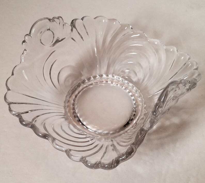 Cambridge Caprice Clear Handled Bon Bon Dish