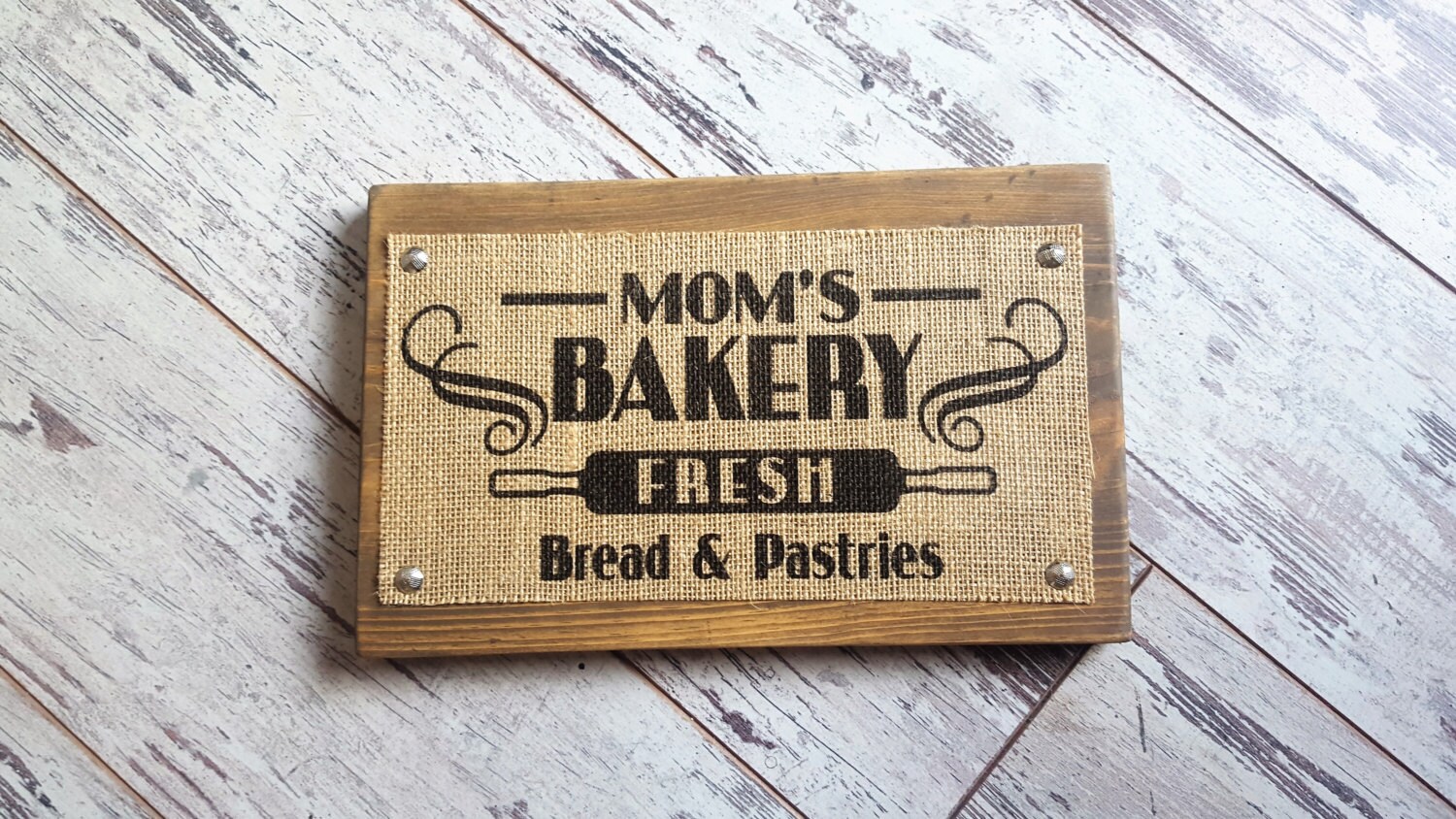 Mamas Bäckerei rustikale Zeichen Muttertagsgeschenk | Etsy