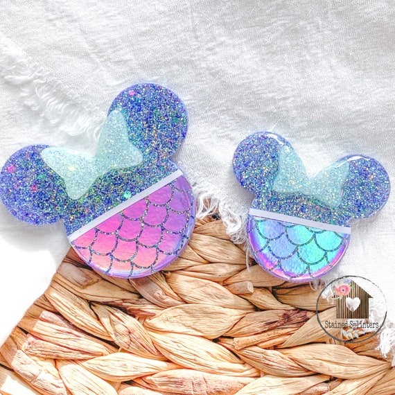 Buy Mermaid Vibes Custom Badge Reel, Sea Creature Inspired Mouse