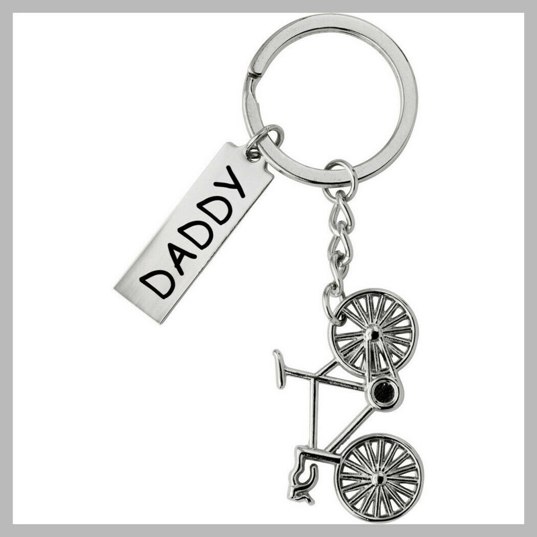 Personalised Keyring Bike Keychain Christmas Gift Idea Gift Etsy