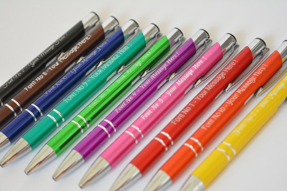 Personalised Engraved Ballpoint Pen Father Day Thank You Teacher Graduation Gift