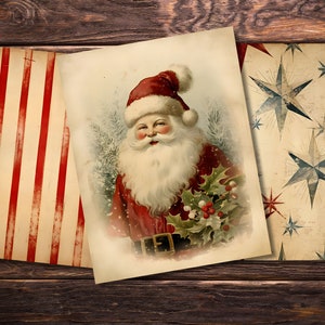 Set of 33 high-quality .JPG files, each page a celebration of vintage Christmas charm, ready for digital download and printing.