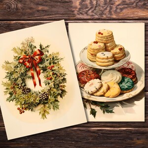 Illuminate your crafting projects with the soft glow of yuletide nostalgia using these Vintage Christmas Variety Papers, perfect for both personal and small business use.