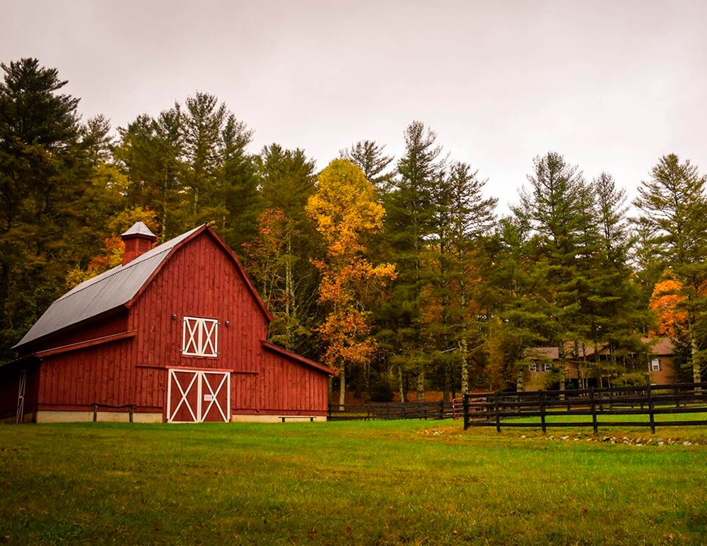 Red Barn Photography Print Country Landscape Photo Print Etsy Singapore