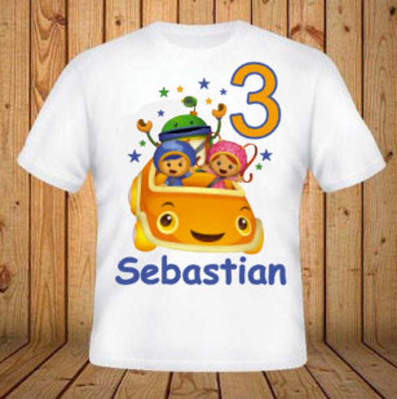 ADD NAME Team Umizoomi Car Custom t-shirt Personalize All sizes available