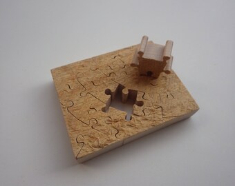 Rough Maple Handmade Jigsaw Puzzle