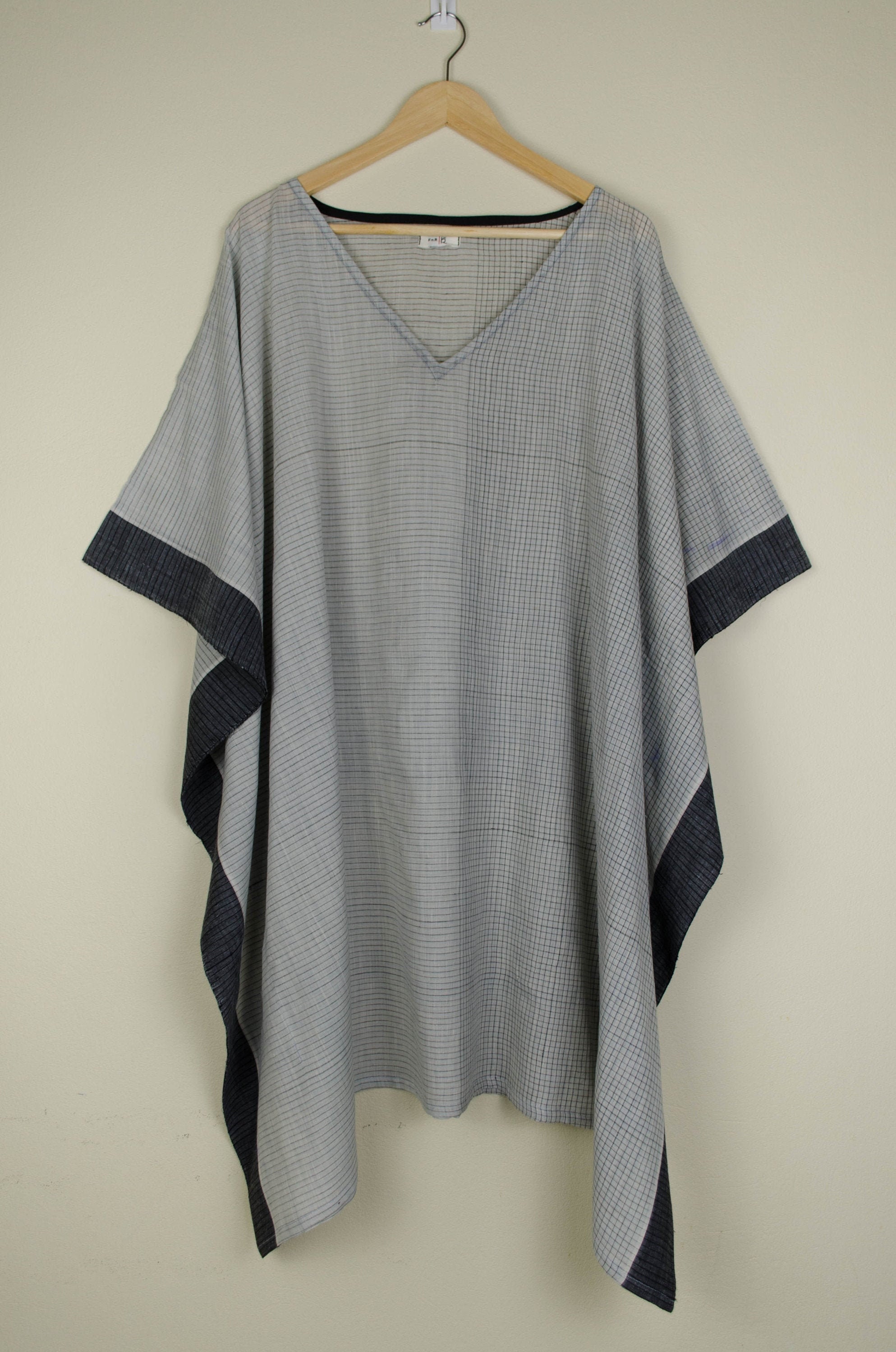 Dusty Miller Kaftan Handmade Kaftan Handwoven Cotton Caftan - Etsy ...