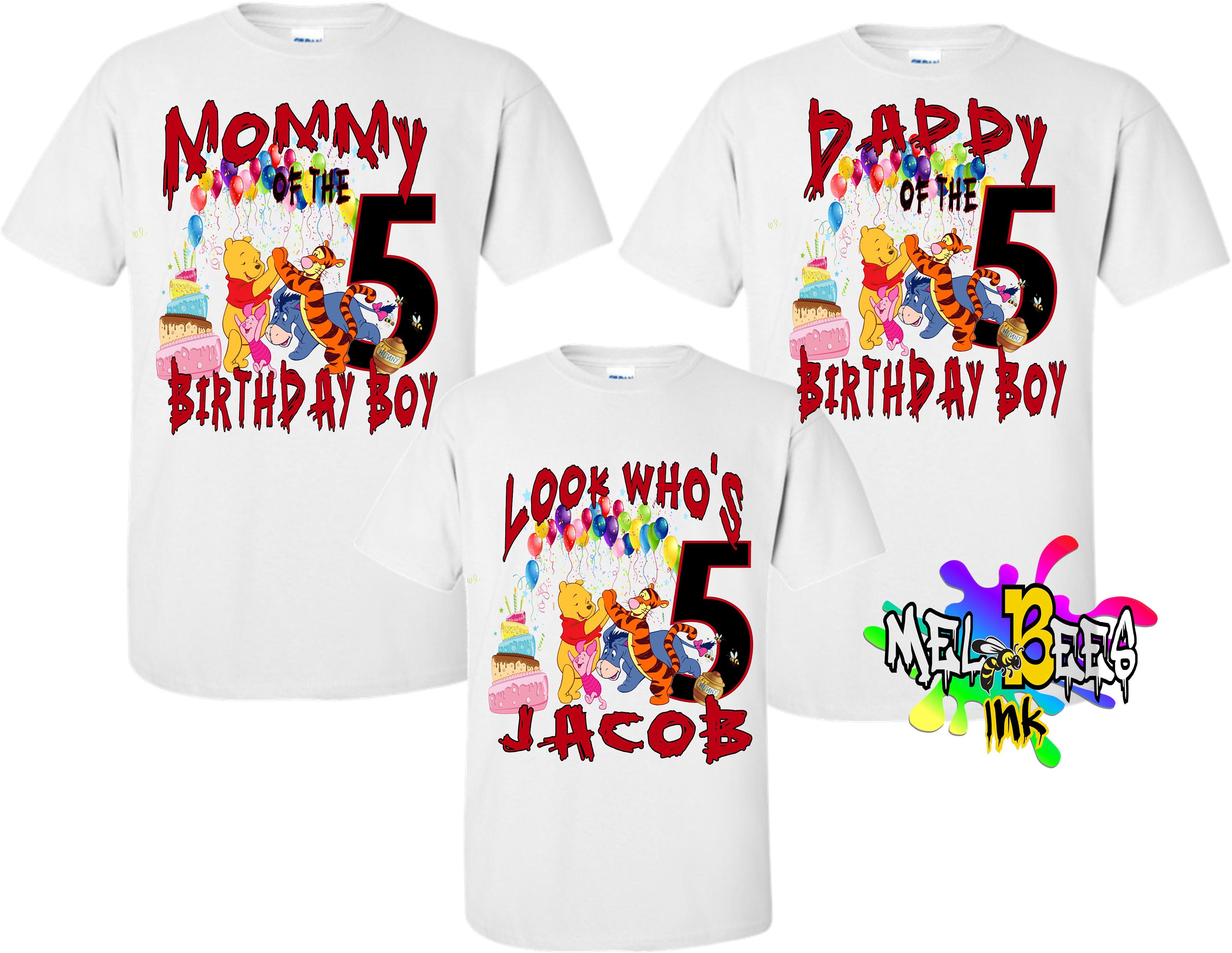 winnie the pooh 1st birthday shirt