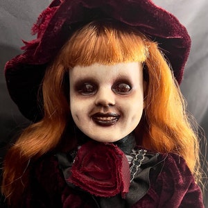 Red Hair Doll Creepy Doll OOAK Doll Redhead Doll Smiling Doll Art Doll Porcelain Doll Horror Doll Gothic Doll Victorian Doll Etsy Australia