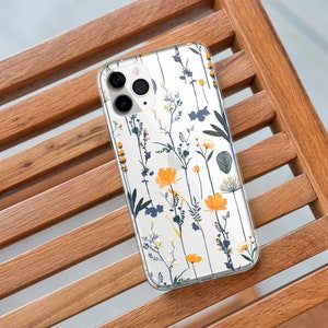 Floral iPhone 14 Pro Max Clear Case, iPhone 14 Pro, Cute Fall iPhone 13 Mini case, iPhone 13 Pro case iPhone 12 Mini 11 Pro XR XS Max X 8 7