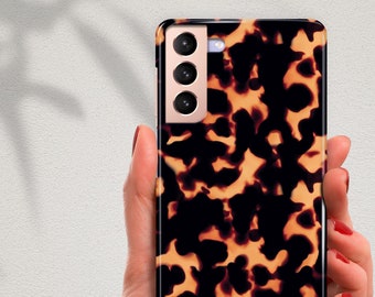 Tortoise Shell Pattern Phone Case for Samsung Galaxy S26 Ultra S25 Plus S24 S23 S22