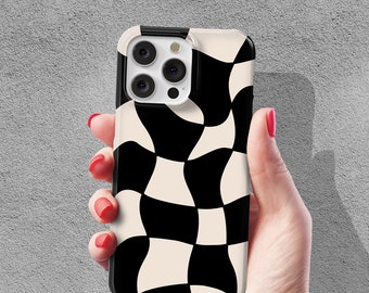 Checkerboard for iPhone 14 Pro Max case iPhone 13 Pro case Checkered iPhone 14 Plus, iPhone 12 Pro Max iPhone 11 Pro iPhone XR Magsafe Retro