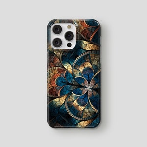 Art Mandala iPhone Case: Vintage Floral Tough MagSafe