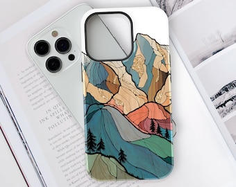 Mountains Phone 14 Pro Max case, iPhone 13 Pro case, iPhone 15 Plus, iPhone 12 Pro Max case iPhone 11 Pro iPhone XR XS Max X Magsafe Cute