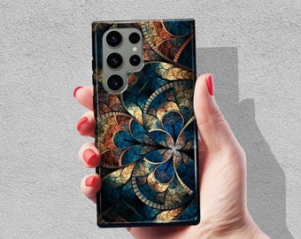Mandala Retro Aesthetics Phone Case for Samsung Galaxy S26 Plus S25 Ultra S24 S23 S22