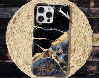 Black Marble Phone Case for iPhone 14 Pro Max iPhone 13 Pro case iPhone 14 Plus, iPhone 12 Pro Max 11 XR Max Tough Magsafe Cute Granite