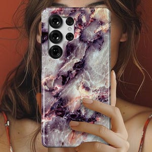 Marble Granite Case for Galaxy S25 Ultra S25 Plus Galaxy S25 Samsung Galaxy S24 Ultra Galaxy S23 Plus Galaxy S22 Galaxy S21 Aesthetic Tough