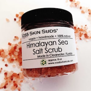 Salt Scrub | Himalayan Body Scrub | Exfoliating Salt | Pink Salt | Spa Quality | Vegan | Mineral Rich | Skin Scrub | Himalayan Sea Salt Bar