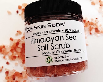 Salt Scrub | Himalayan Body Scrub | Exfoliating Salt | Pink Salt | Spa Quality | Vegan | Mineral Rich | Skin Scrub | Himalayan Sea Salt Bar