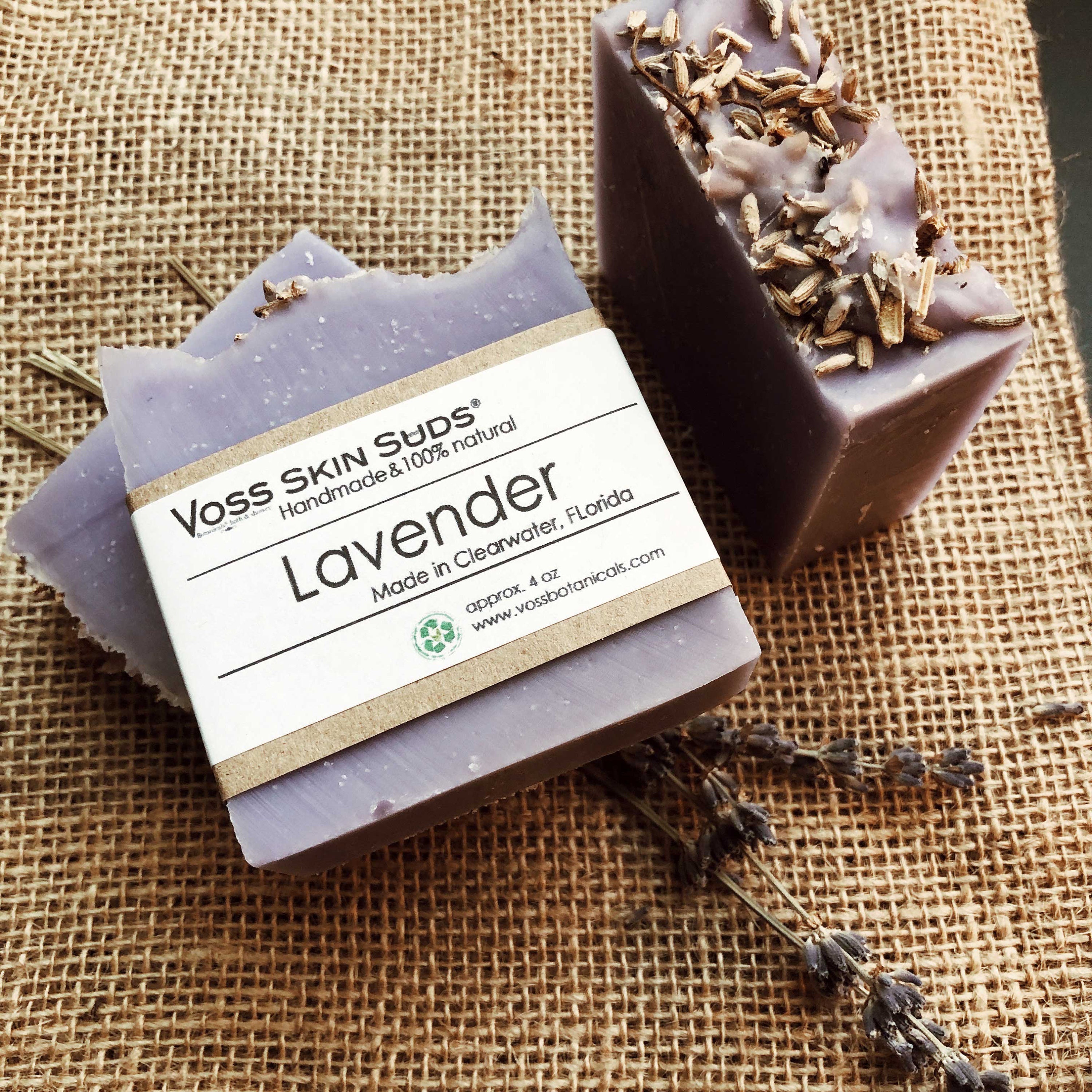 Handmade Lavender Soap: Vegan Cold Process Soap With Organic Flowers - Etsy