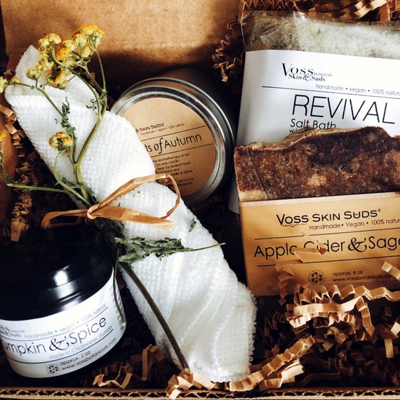 Fall Spa Gift Set Collection  All-Natural Vegan  Autumn