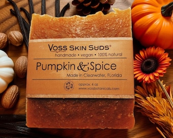 Vegan Pumpkin Spice Soap: Natural Fall Gift