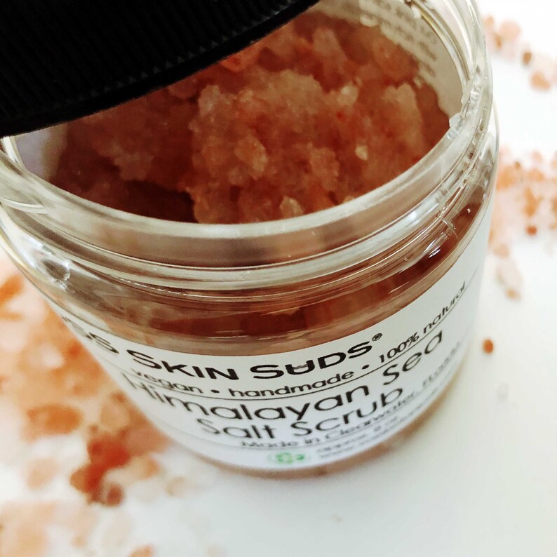 Bath Salt Scrub Himalayan Body Scrub Exfoliating Salt Etsy