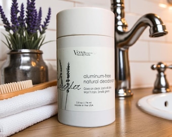 Vegan Colloidal Silver Natural Deodorant: Aluminum & Baking Soda Free