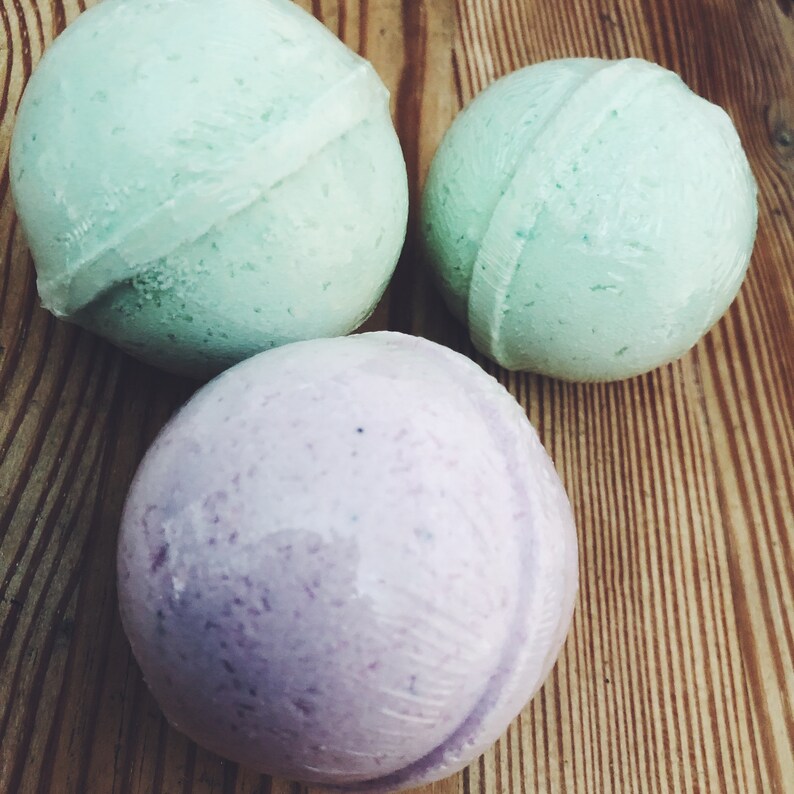 Bathbomb, Natuurlijk badproduct, Bath Fizzy, Cadeau voor hem of haar, Vakantiecadeau, Kousvullers, Aromatherapie Ontspanning Spa-cadeau afbeelding 4