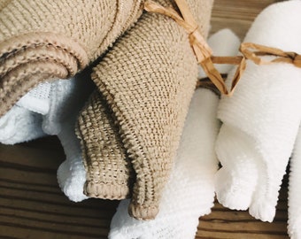 Cotton Washcloths | Exfoliation Cloth | Facial Cloth | Bath accessory
