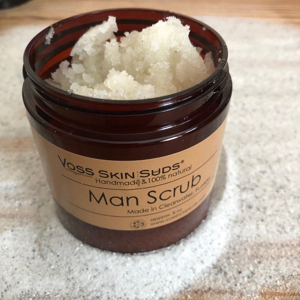 Men Scrub | Personalized Gifts for your Man| Exfoliating Scrub | Vegan Scrub | Man Gift | Body Scrub for Men | Bachelor Gift | Self Care