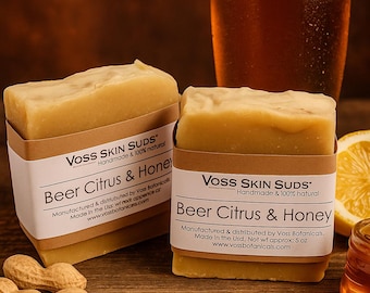 Craft Beer Soap: Handmade with Hops, Honey & Essential Oils