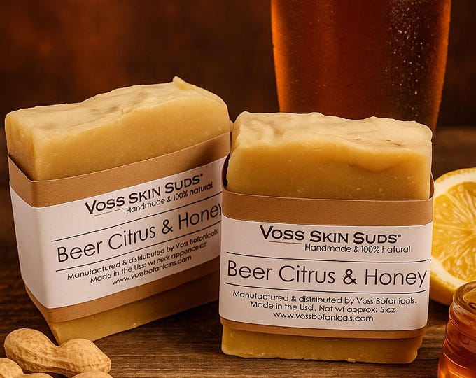 Craft Beer Soap: Handmade with Hops, Honey & Essential Oils