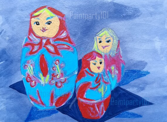 russian doll painting