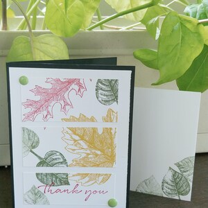 Carta de agradecimiento de Acción de Gracias o Otoño