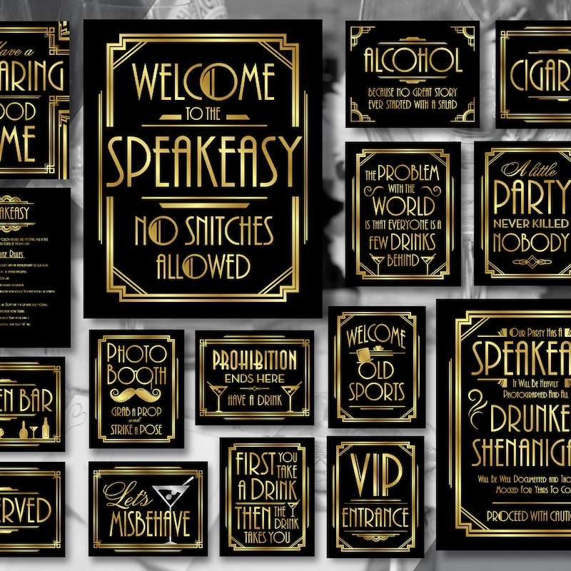 Editable Gatsby Bundles - Etsy