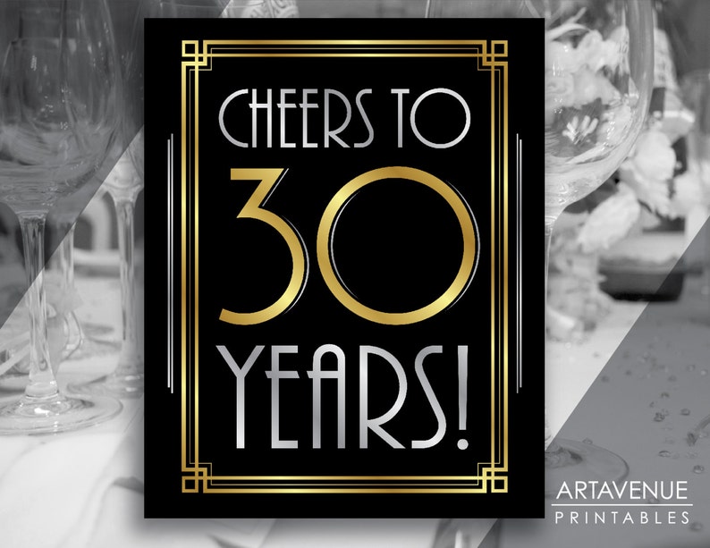 Art Deco Printable Cheers To 30 Years Printable Etsy Finland art-deco-printable-cheers-to-30-years-printable-etsy-finland