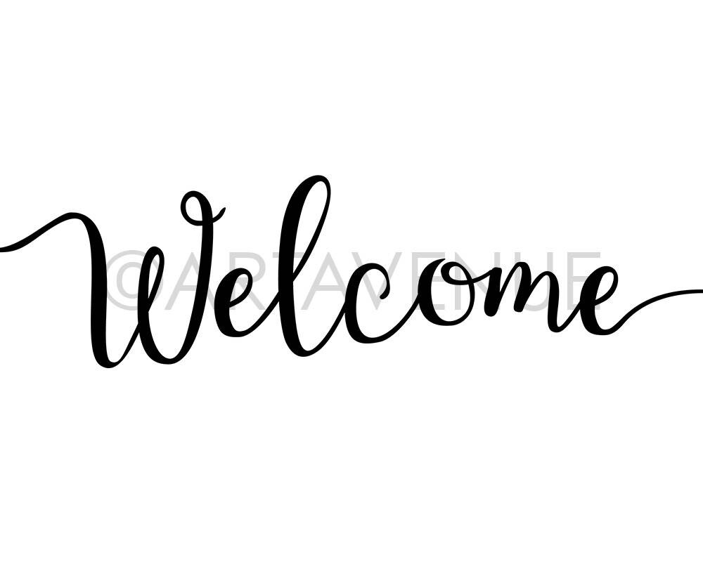 Calligraphy Script Sign Printables / WELCOME Sign / Chic Wedding ...